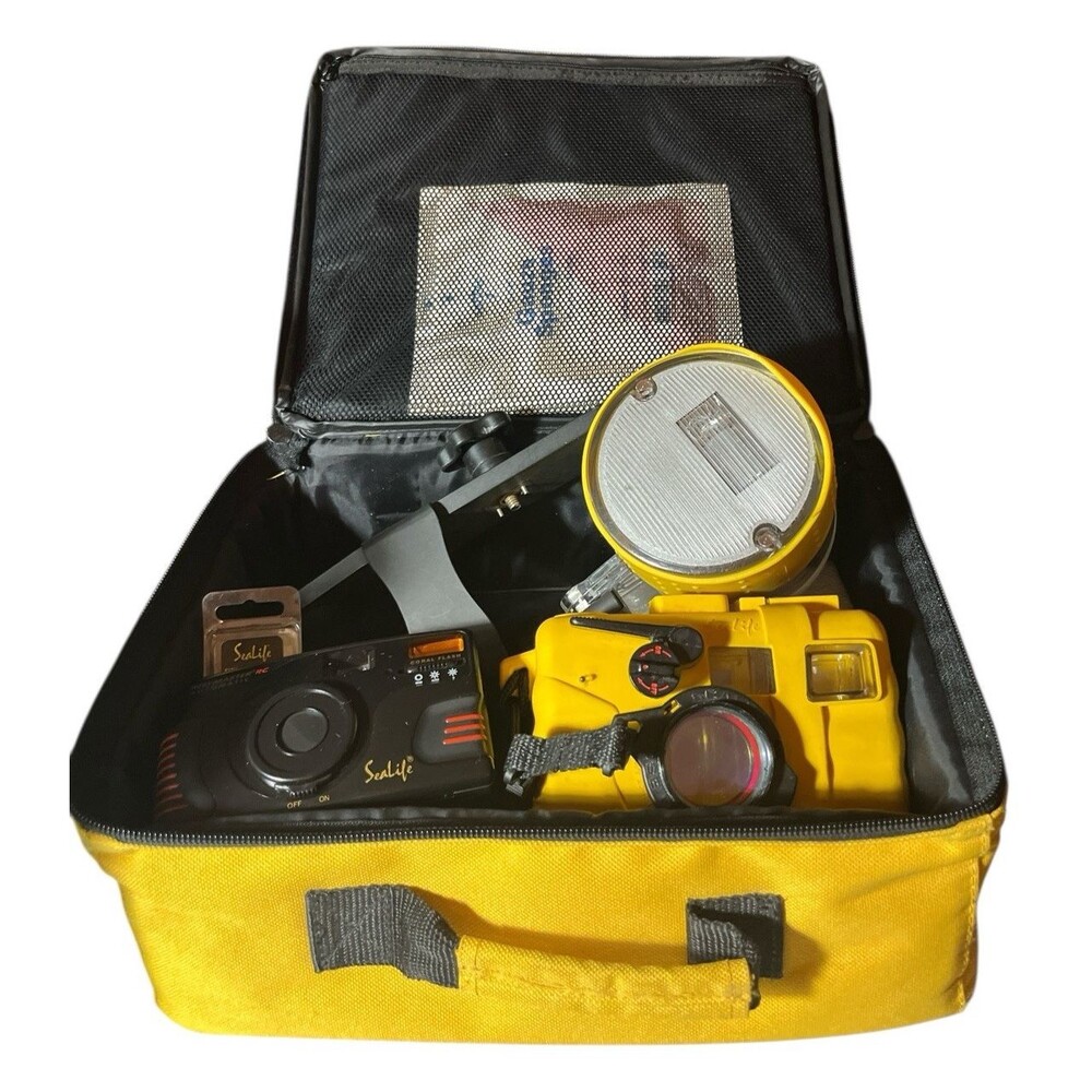 Sealife Reefmaster RC 35MM 1/140 Camera Case Carry Bag Accessories WORKS